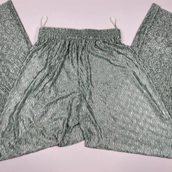 Sabina Musayev Women’s Robins Wide-Leg Pants – Smoked Sage Green/Silver – Size S - Picture 4 of 9